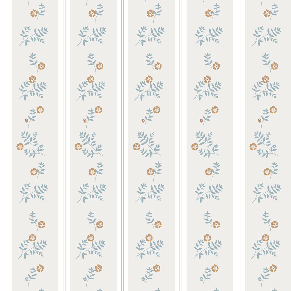 French Cottage Flowers Wallpaper