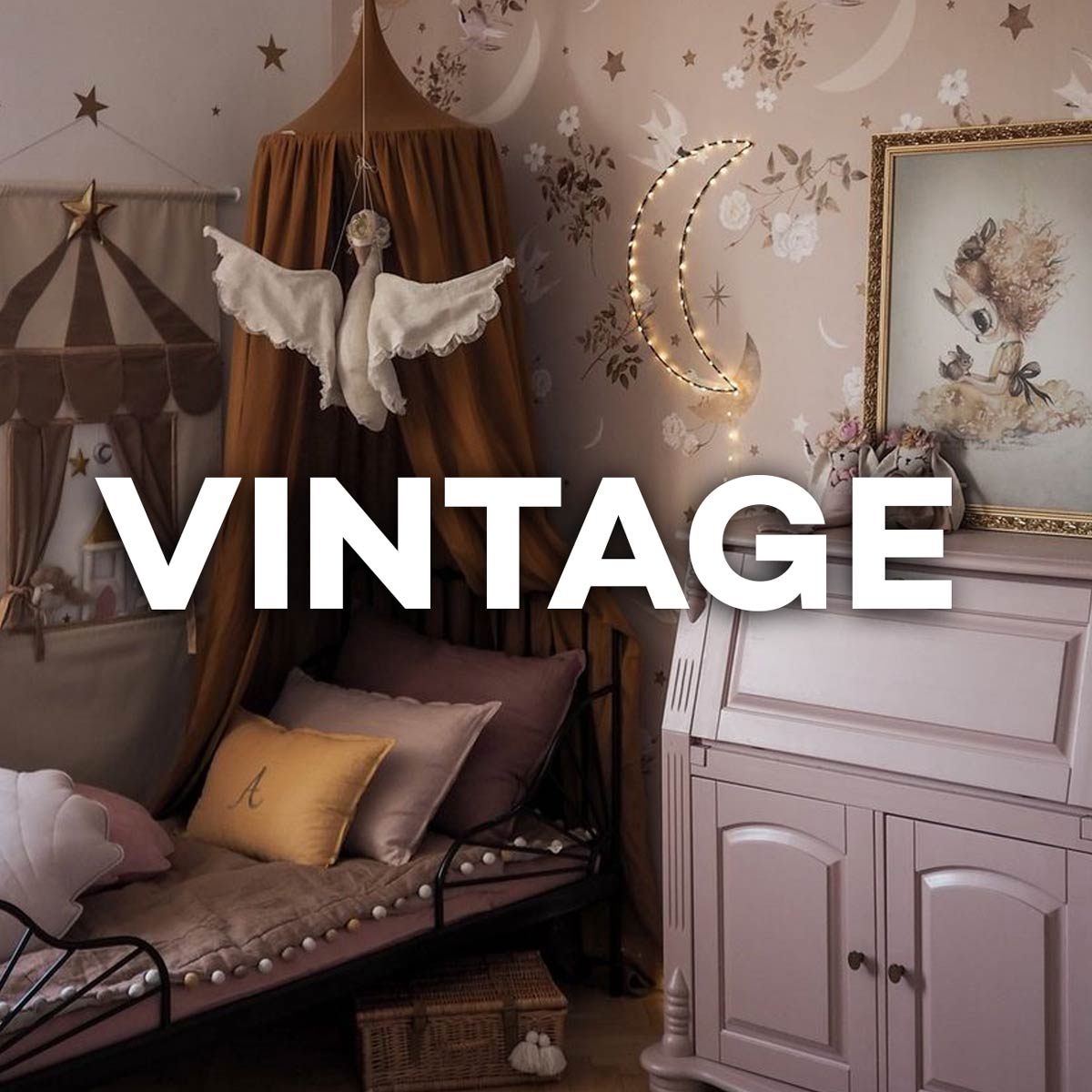 Vintage design is back! How to make a retro room for your child?