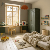 Check minimini brown blue Wallpaper