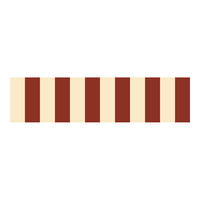 Border Nostalgia Beige Red