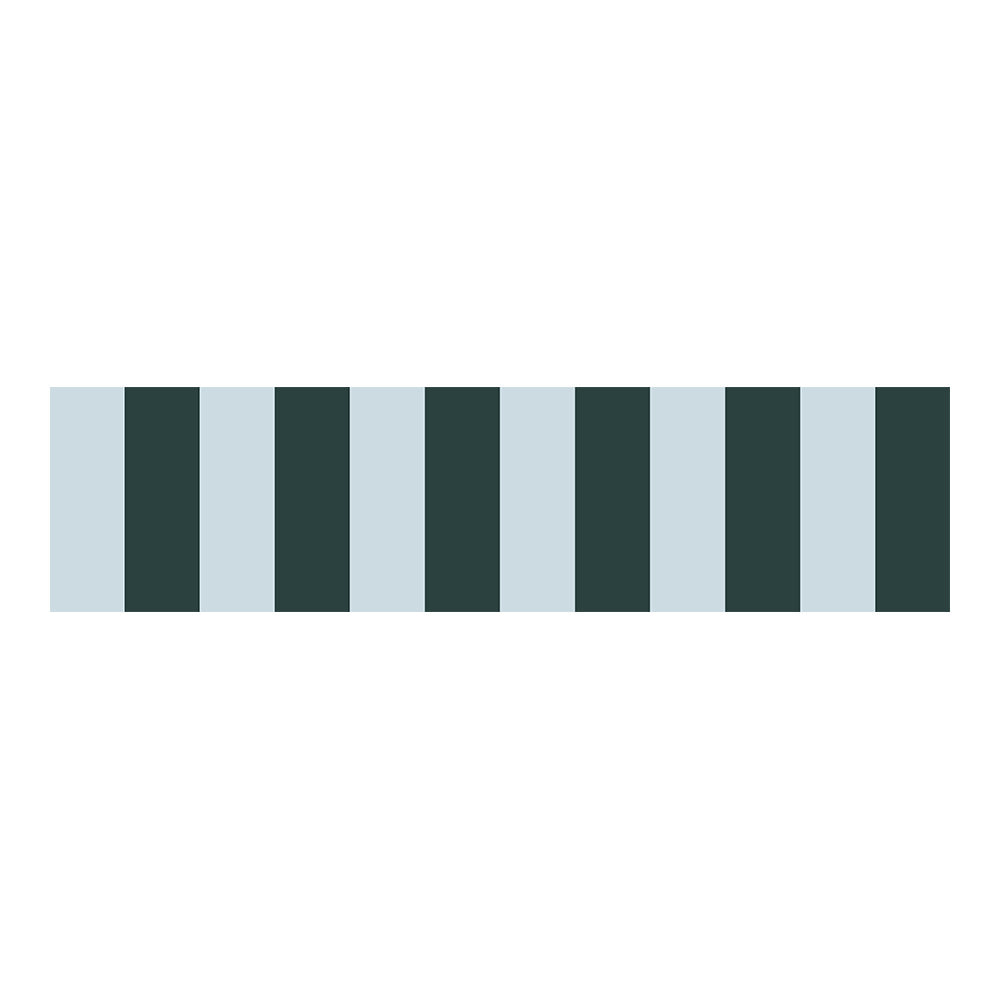 Border Nostalgia Green Blue