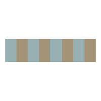 Border Wide Blue Brown