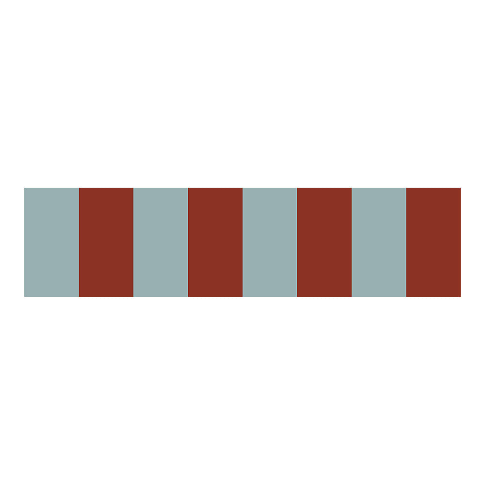 Border Wide Blue Red