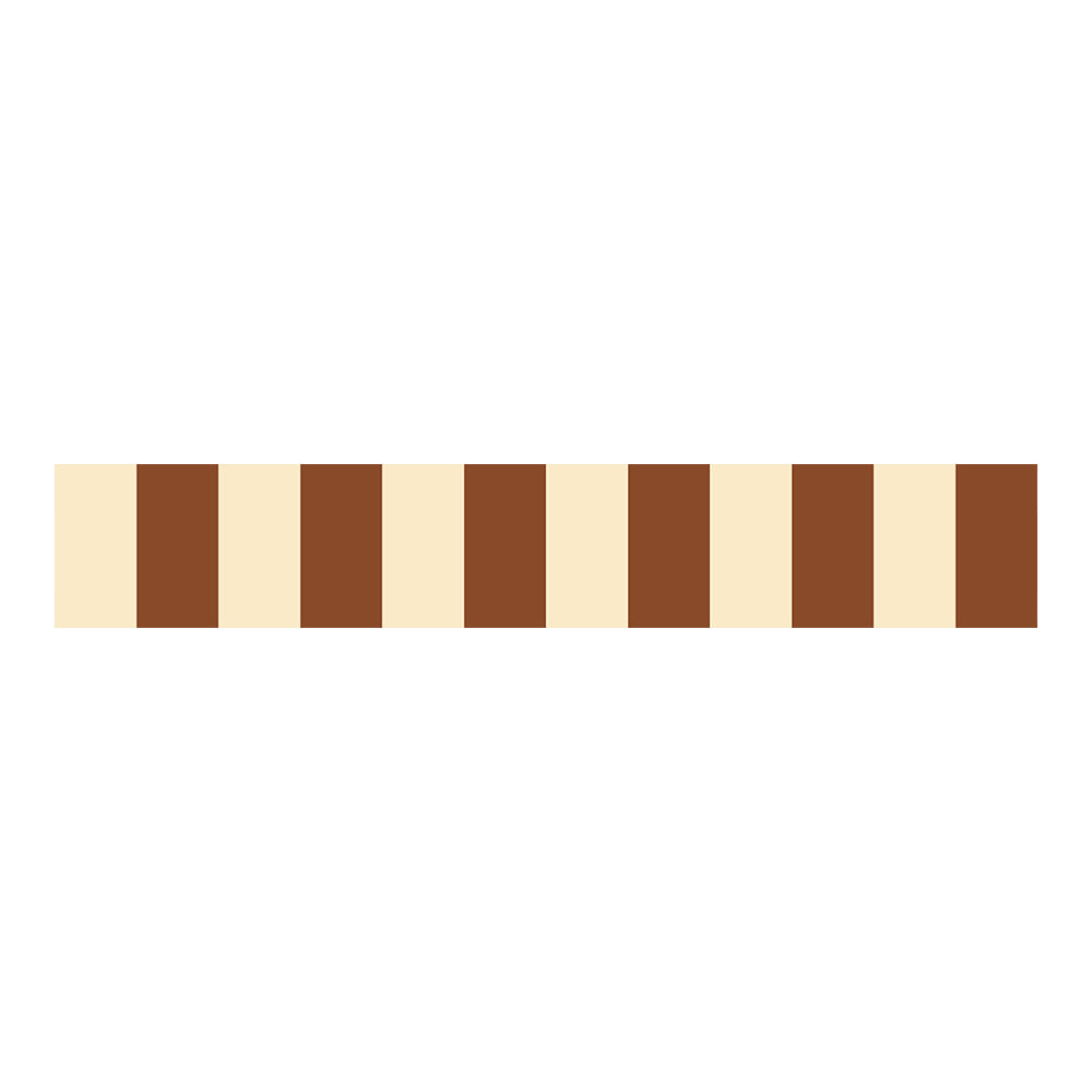 Border Slim Cream Brown