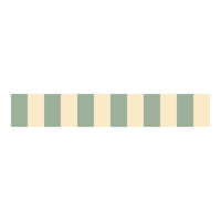 Border Slim Cream Green