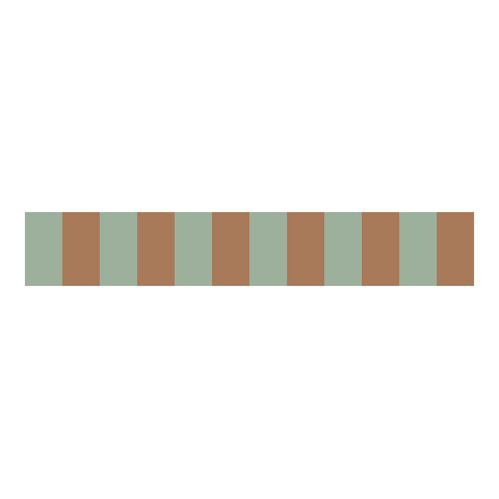 Border Slim Brown Green