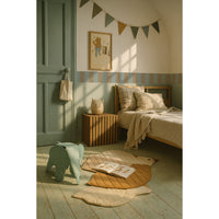 Border Wide Blue Brown