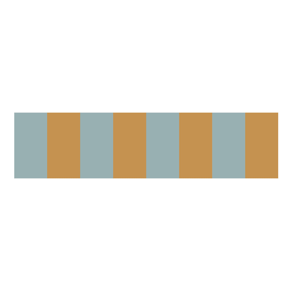 Border Wide Blue Yellow