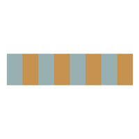 Border Wide Blue Yellow