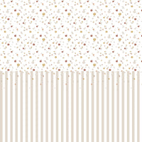 Boho Meadow and Stripes Wallpaper