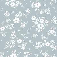 Lace Meadow Blue Wallpaper