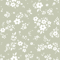 Lace Meadow Green Wallpaper