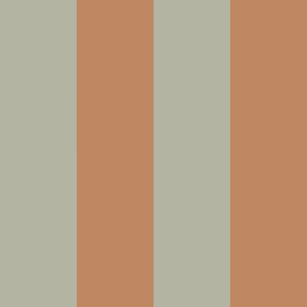 Stripes green brown Wallpaper