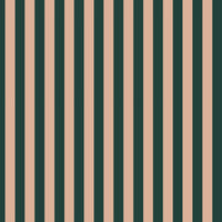 Wide stripes royal green and pink Wallpaper