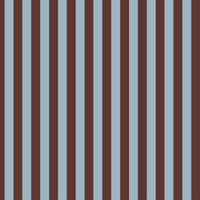 Wide stripes classy brown and misty blue Wallpaper