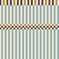 Stripes happy green and 3 colours Wallpaper