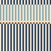 Stripes happy 2 colours navy blue and mint Wallpaper