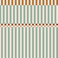 Stripes happy green and cherry Wallpaper