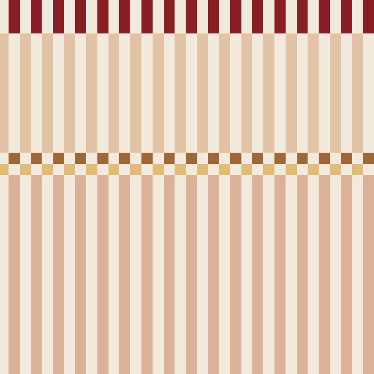 Stripes happy cherry pink  Wallpaper
