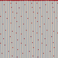 French hearts stripes Wallpaper