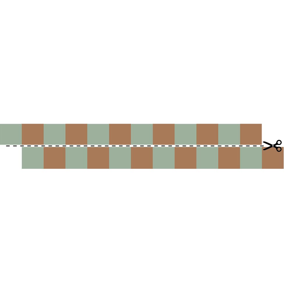 Border Slim Brown Green