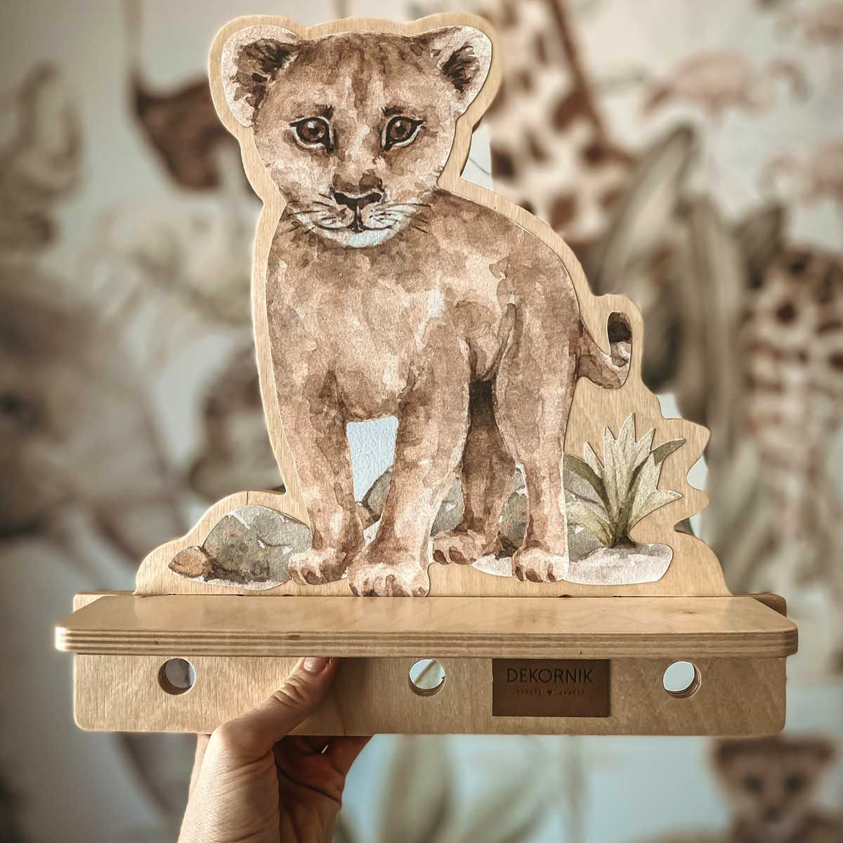 Mini Shelf Lion