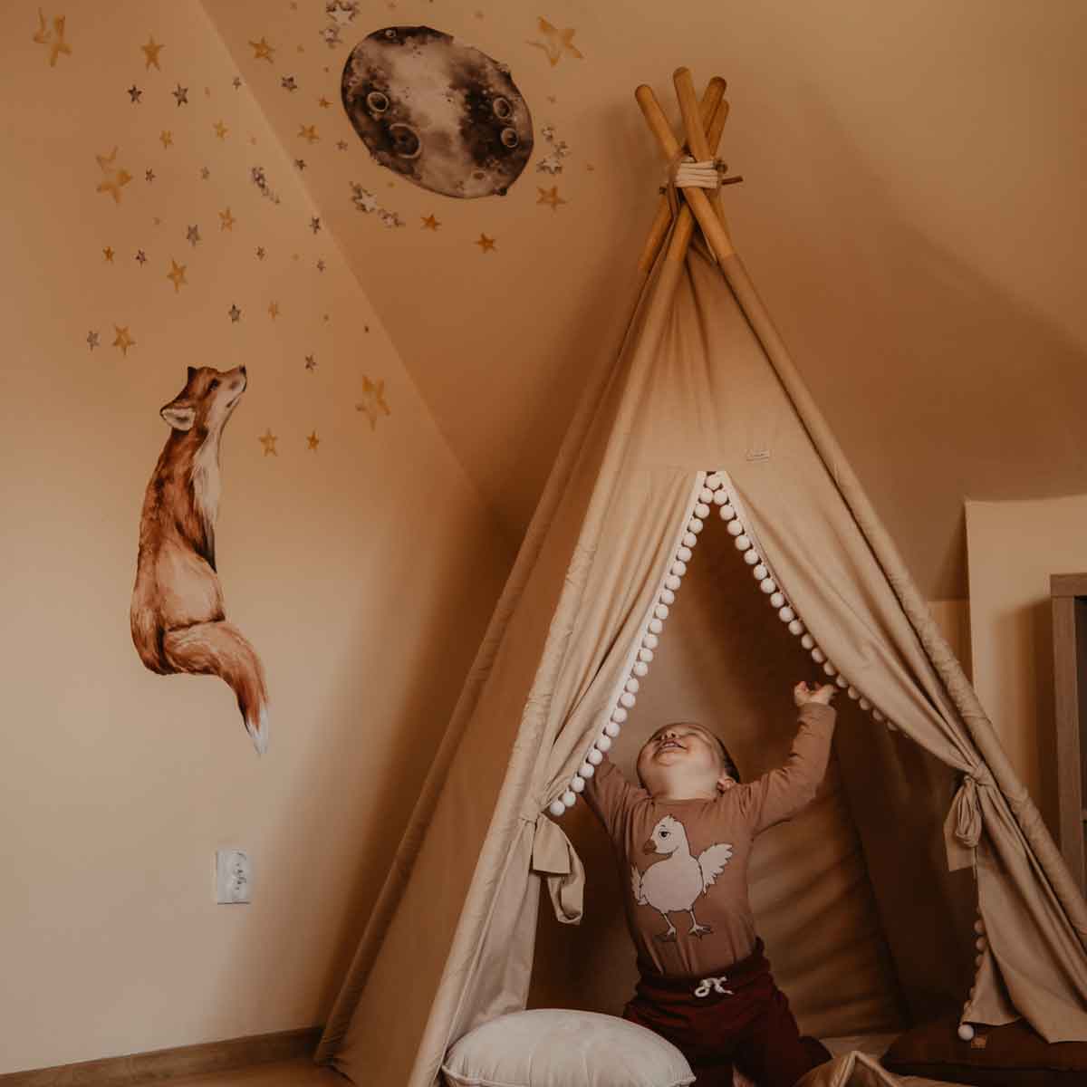 Mr. Fox Good Night Wallsticker