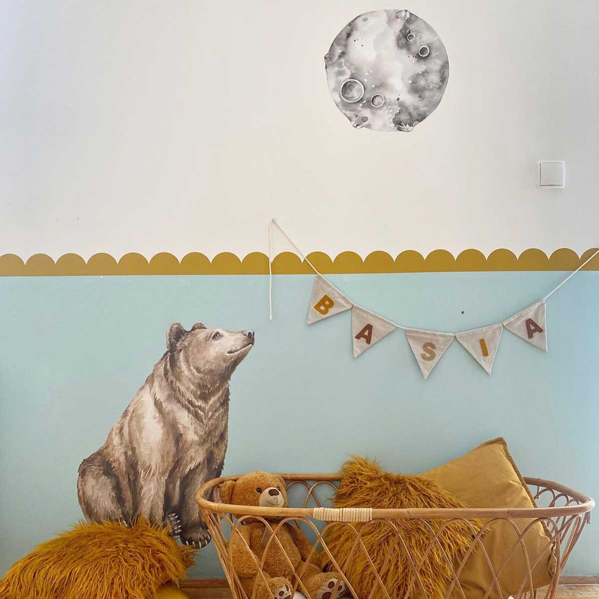 Mr. Bear Good Night Wallsticker