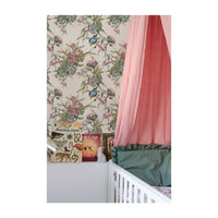Tropical Parrots Wallpaper Sample