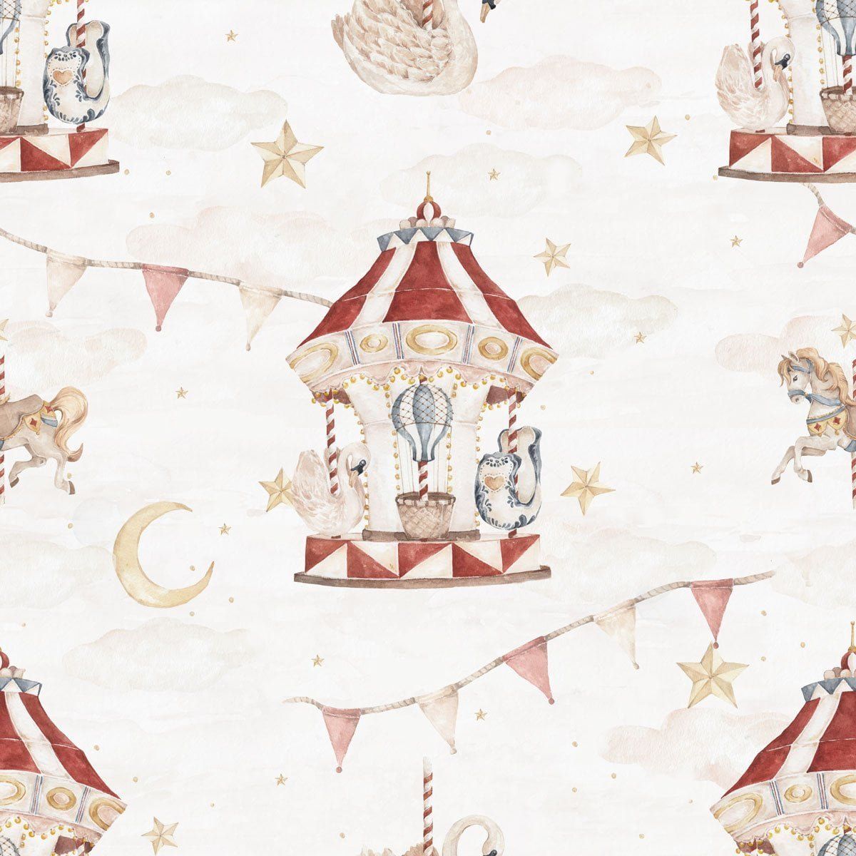 Marry Go Round Wallpaper Sample