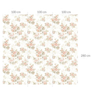 Vintage Rose Pattern Wallpaper
