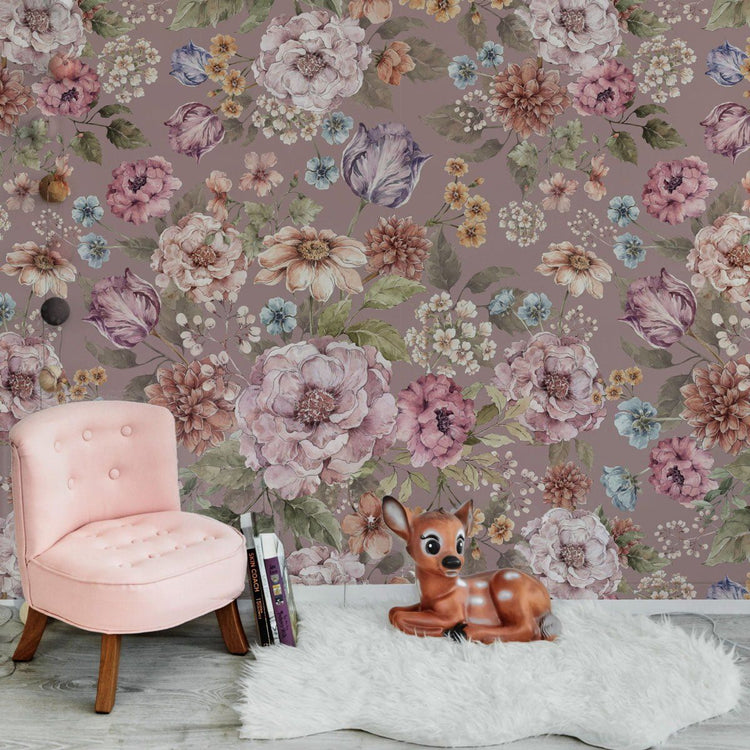 Bouquet of flowers - lilac Wallpaper