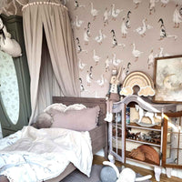 White Ducks Wallpaper Sample / Return to Innocence