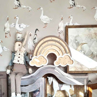 White Ducks Wallpaper Sample / Return to Innocence