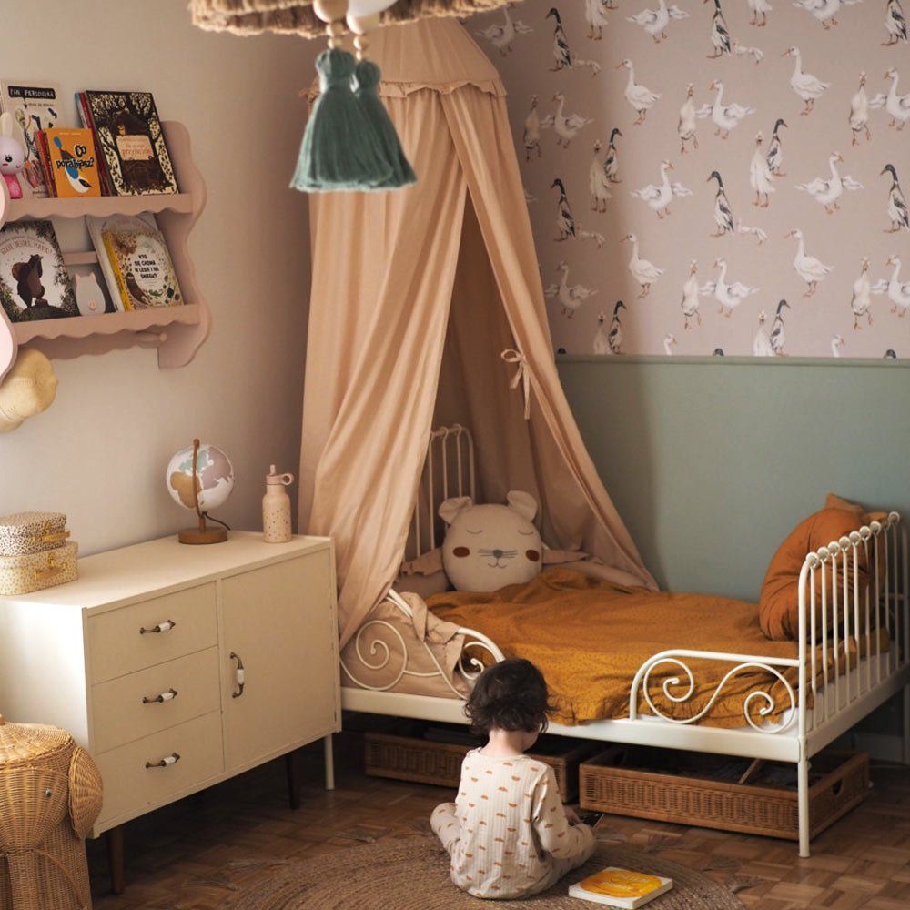White Ducks Wallpaper Sample / Return to Innocence
