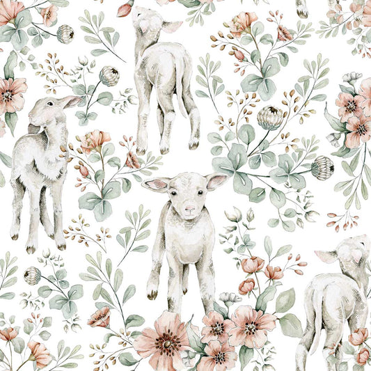 Little Lambs Wallpaper / Return to Innocence