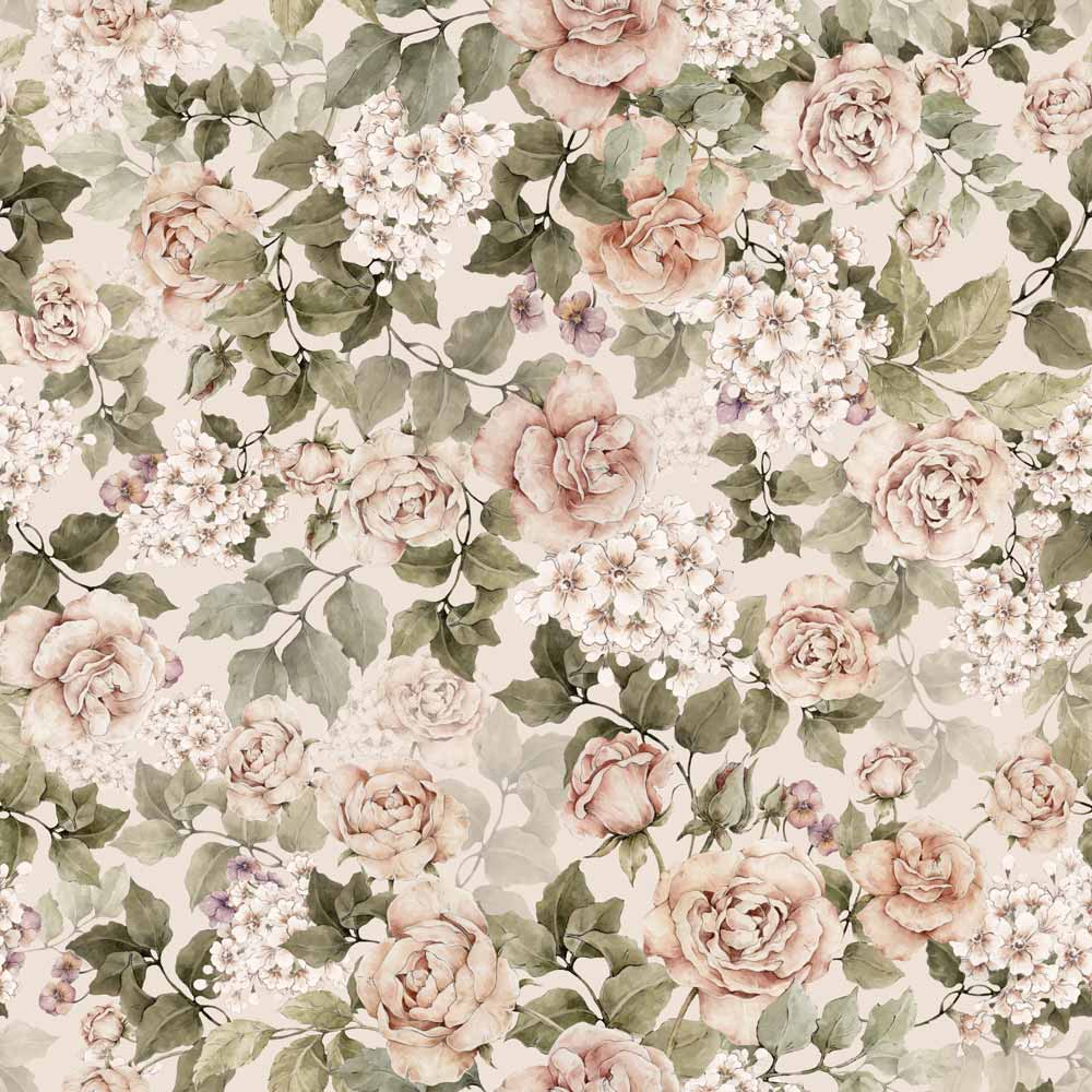 Roses In Summer Bloom Wallpaper Sample