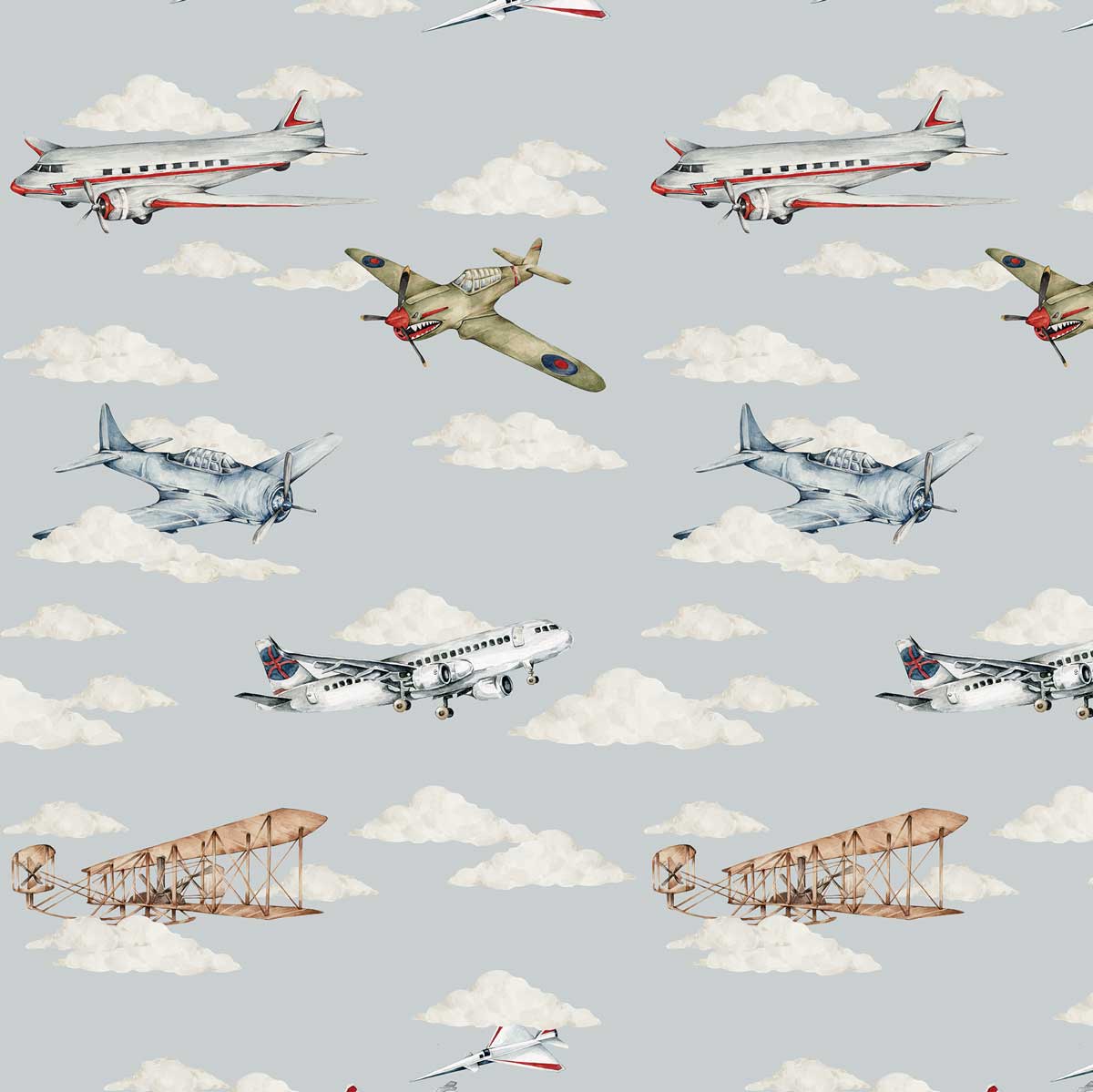 Planes Color Wallpaper Sample
