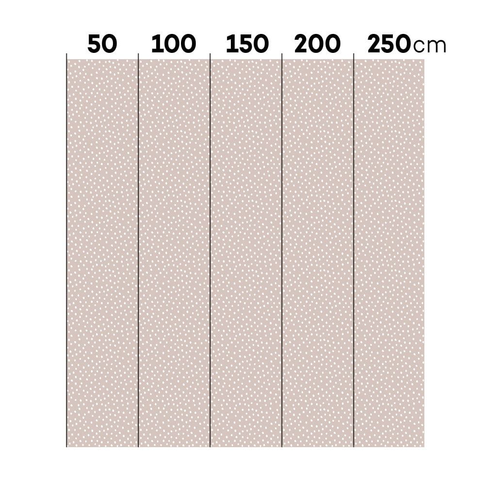 Simple irregular dots powder pink white Wallpaper Sample