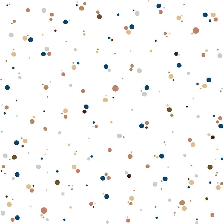 Simple dots minimini cinnamon blue Wallpaper