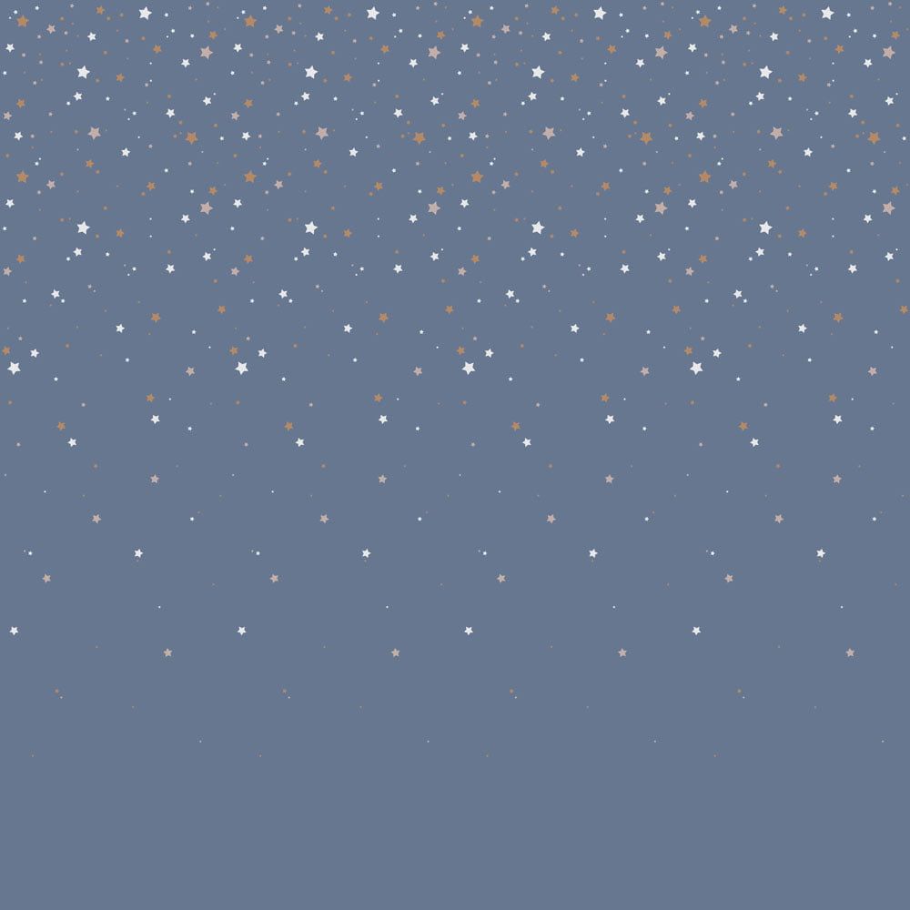 Simple stars from the sky blue Wallpaper Sample