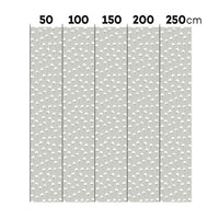 Simple Daisies on gray Wallpaper Sample