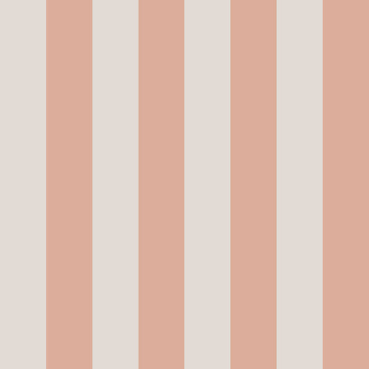 Portofino Stripes Pink Wallpaper