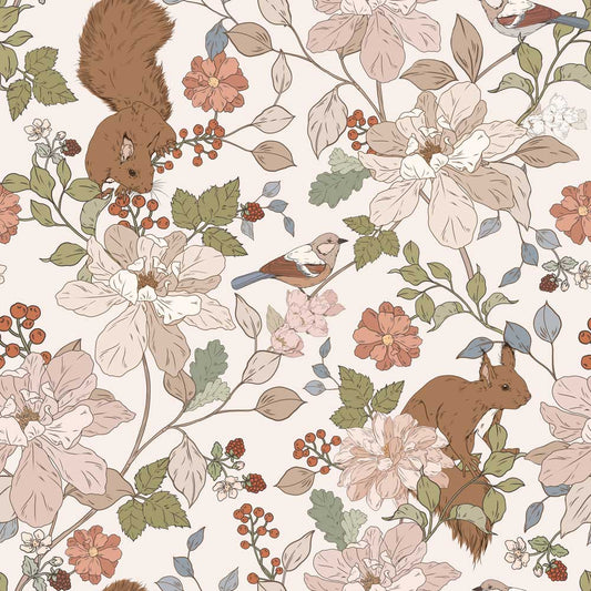 Wallpaper Squirrels In The Woods