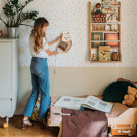 Simple dots minimini cinnamon powder pink Wallpaper Sample