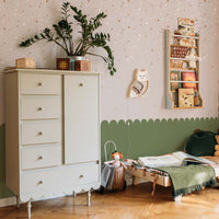 Simple stars from the sky powder pink Wallpaper Sample