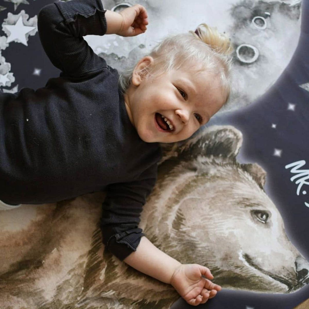 Mr. Bear Good Night Wallsticker