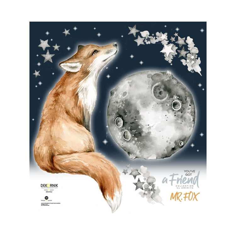 Mr. Fox Good Night Wallsticker
