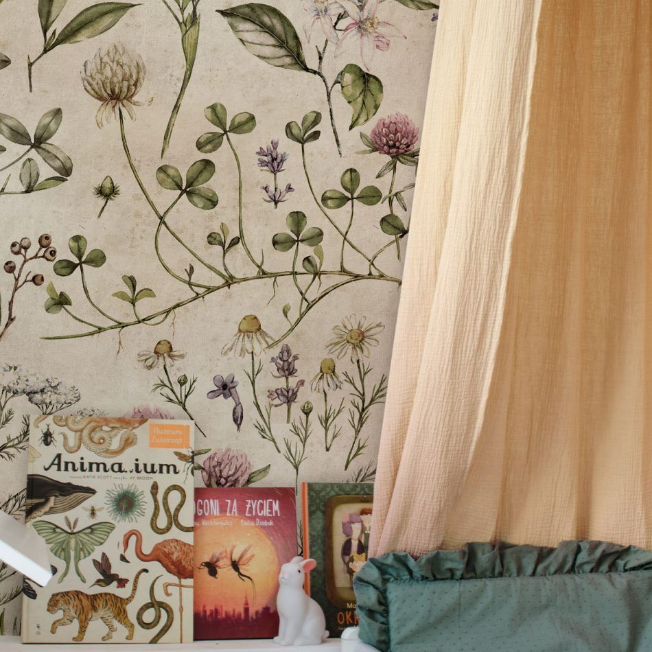 Vintage Illustration Wallpaper Sample