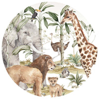 Savanna World In A Circle